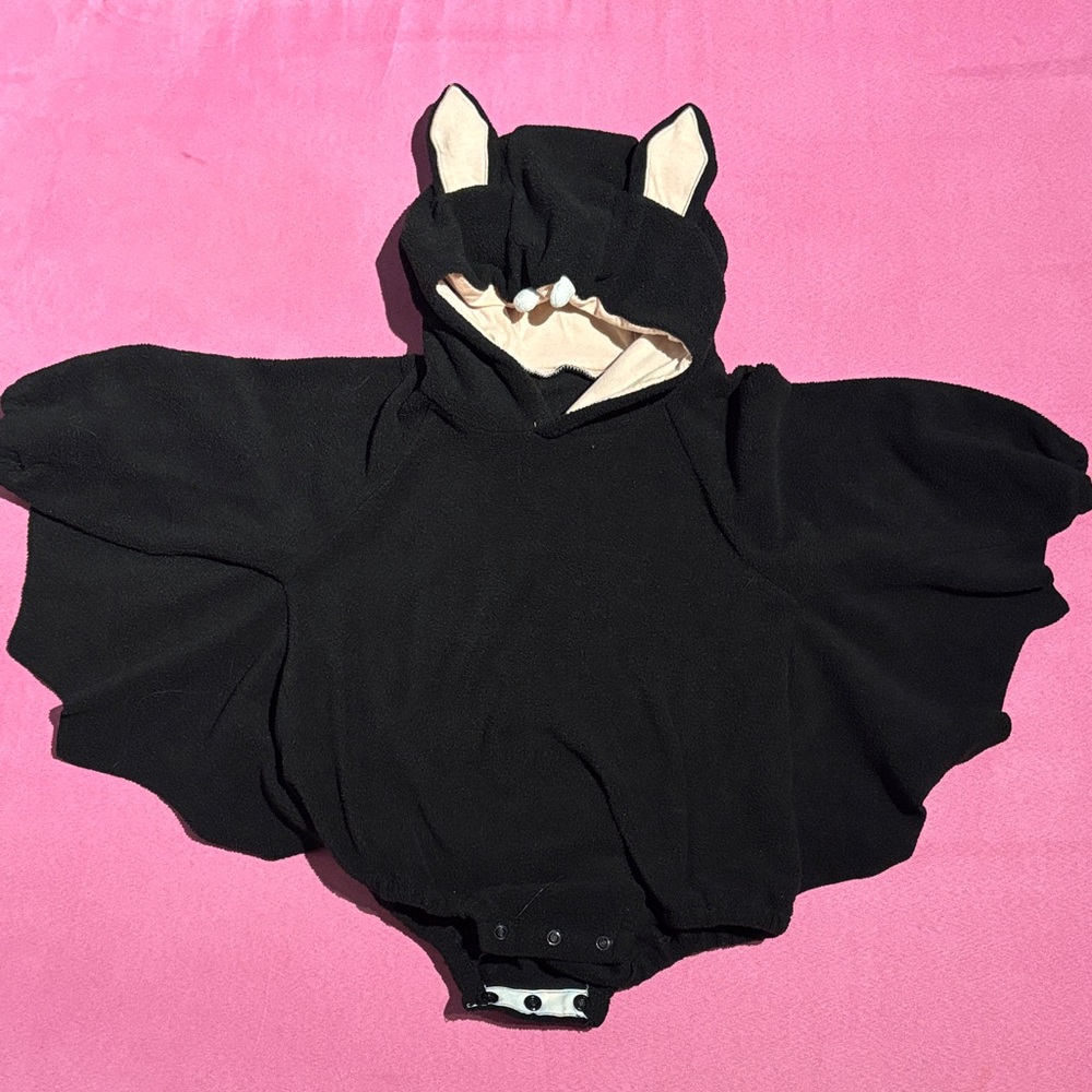 Cozy Black Bat Onesie
